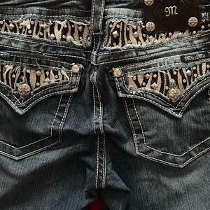 *** MISS ME JEANS SIZE 31 STRAIGHT LEG